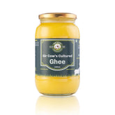 Premium Gir Cow Cultured Ghee By Girgavdi | Pure Daanedaar Desi Ghee Boosts Energy & Glowing Skin | (1 Litr) 33.8 Ounce | Jar Pack